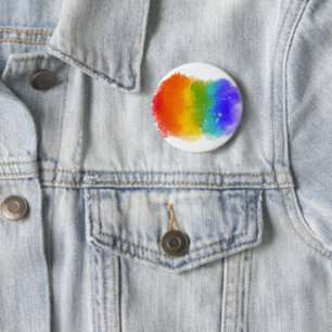 Badge Rond 5 Cm Fierté moderne de SlipperyJoe éclaboussure d'énerg