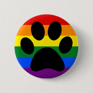 Badge Rond 5 Cm Fierté velue gaie