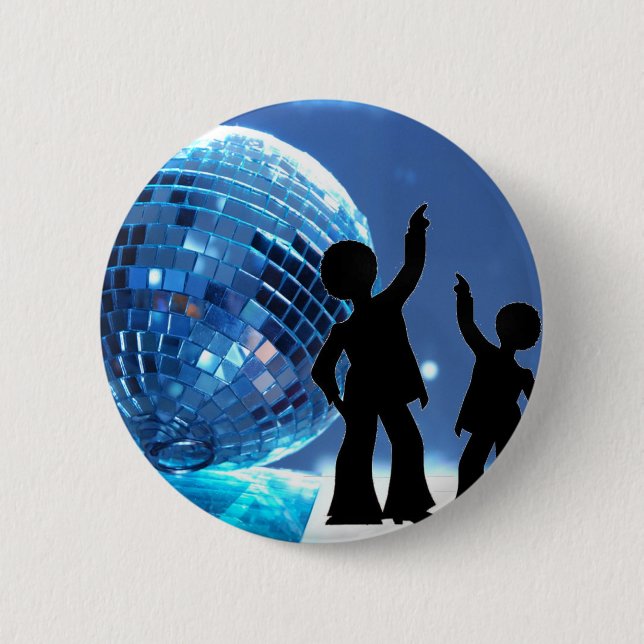 Badge Rond 5 Cm Fièvre de nuit (Devant)
