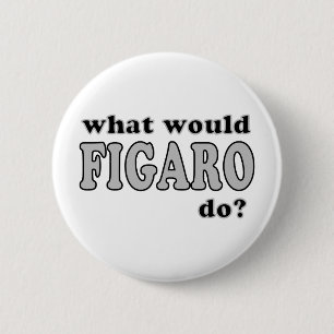 Badge Rond 5 Cm Figaro