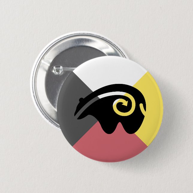 Badge Rond 5 Cm fil conducteur (Devant & derrière)