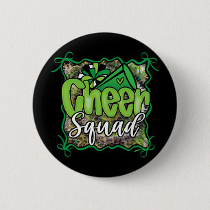 Badge Rond 5 Cm Fille de l'équipe de cheer sportives correspondanc