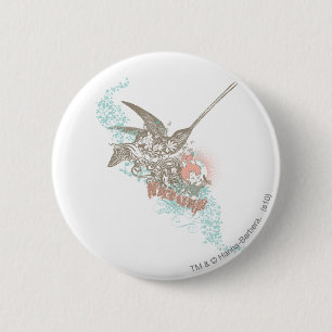 Badge Rond 5 Cm Fille de nature de PEBBLES™