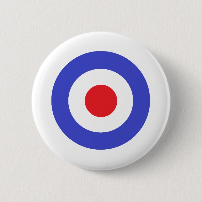 Badge Rond 5 Cm Fille de réservoir (Devant)
