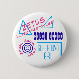 Badge Rond 5 Cm Fille de supernova