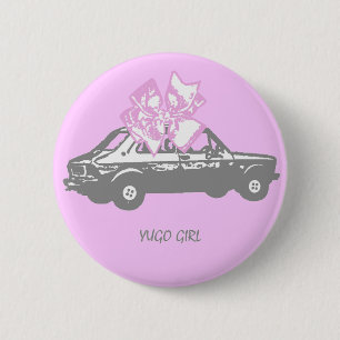 Badge Rond 5 Cm Fille de Yugo