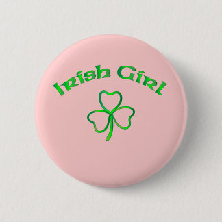 Badge Rond 5 Cm Fille irlandaise