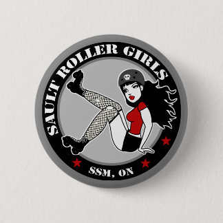 Badge Rond 5 Cm Filles de rouleau de Sault - bouton