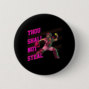 Badge Rond 5 Cm Filles de Softll Receveur Tu ne voleras point Fast