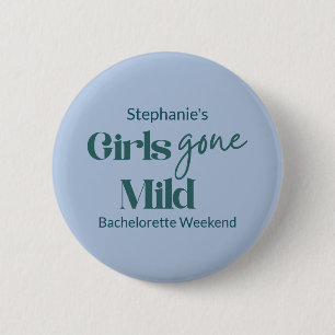 Badge Rond 5 Cm Filles Devenues Douces Week-end de plage pour l'en