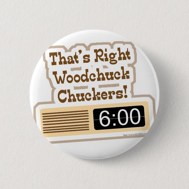 Badge Rond 5 Cm Film de Groundhog (Devant)
