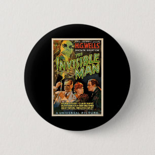 Badge Rond 5 Cm Film D'Horreur Rétro S Monstres Halloween