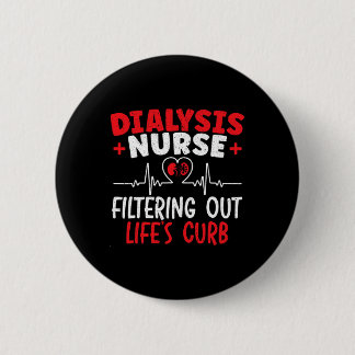 Badge Rond 5 Cm Filtrage des infirmières