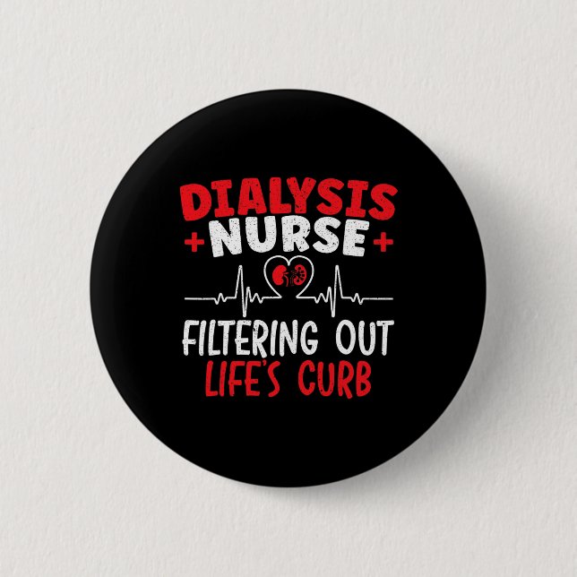 Badge Rond 5 Cm Filtrage des infirmières (Devant)