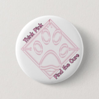 Badge Rond 5 Cm FindtheCure~ThinkPink