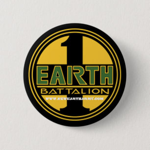 Badge Rond 5 Cm FirstEarth-LOGO2, WWW.NEWEARTHARMY.COM