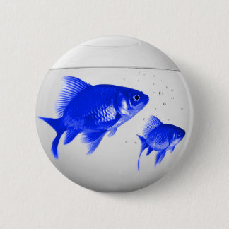 Badge Rond 5 Cm Fishiles bleus