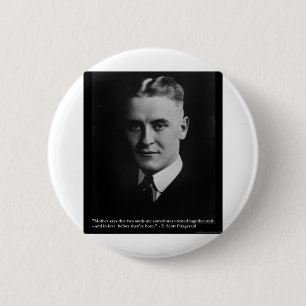 Badge Rond 5 Cm Fitzgerald "Deux Âmes" & T-shirts et Cadeaux avec 