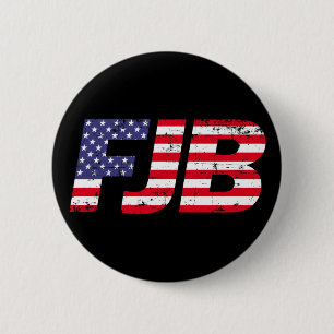Badge Rond 5 Cm FJB Funny anti joe Biden pro trump 2024