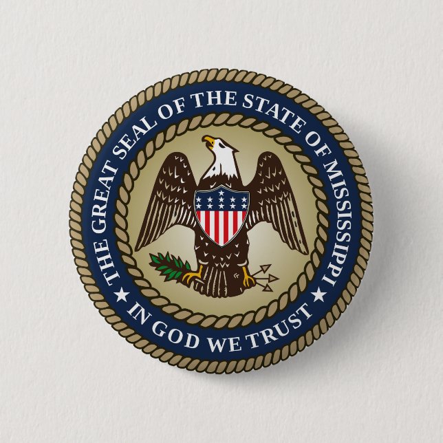 Badge Rond 5 Cm Fla de symbole de république de l'Amérique de (Devant)
