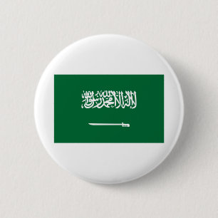 Badge Rond 5 Cm Flag d'Arabie saoudite