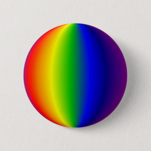 Badge Rond 5 Cm Flair - Arc en ciel sphérique