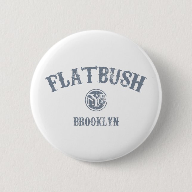 Badge Rond 5 Cm Flatbush (Devant)