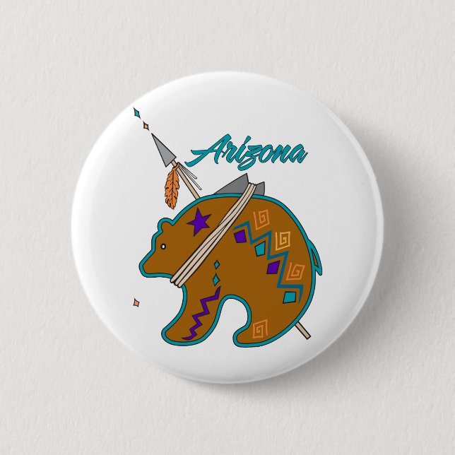 Badge Rond 5 Cm Flèche du clan de l'ours (Devant)