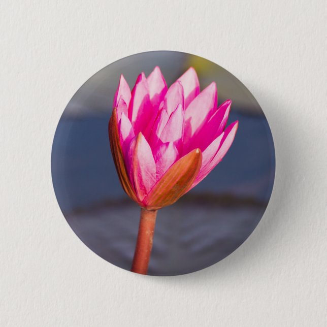 Badge Rond 5 Cm Fleur de Lotus (Devant)