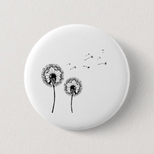 Badge Rond 5 Cm Fleur de pustère