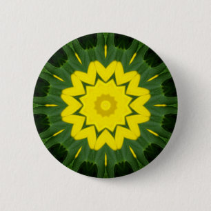 Badge Rond 5 Cm Fleur Mandala 06