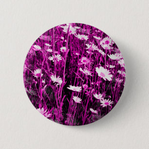 BADGE ROND 5 CM FLEUR SAUVAGE