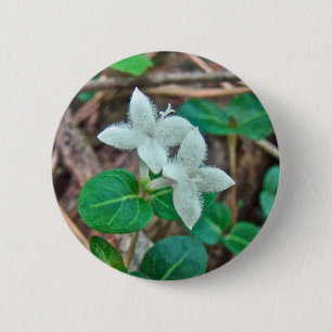 Badge Rond 5 Cm Fleur sauvage Berry Partridge