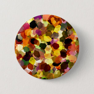 BADGE ROND 5 CM FLEURS
