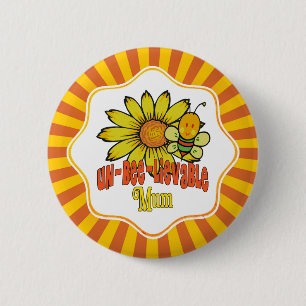 Badge Rond 5 Cm Fleurs de soleil incroyables