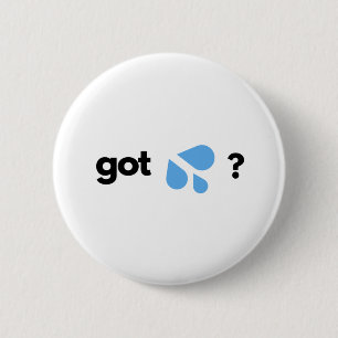 BADGE ROND 5 CM FLIRTY A "DROPLETS" ? BOUTON EMOJI