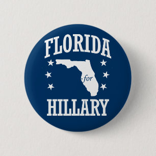 BADGE ROND 5 CM FLORIDE POUR L'HILLARY