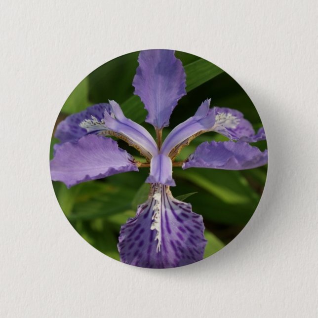 Badge Rond 5 Cm Flower power (Devant)