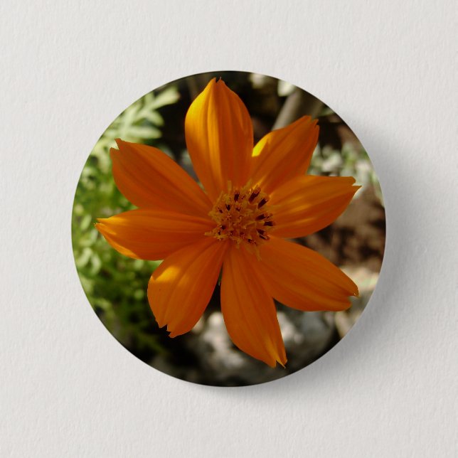Badge Rond 5 Cm Flower power (Devant)