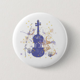 Badge Rond 5 Cm flowerfiddle
