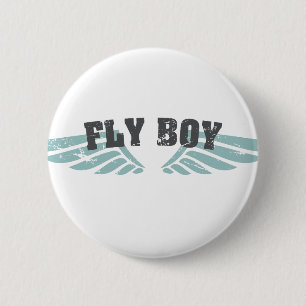 Badge Rond 5 Cm Fly Boy