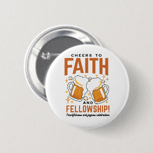 Badge Rond 5 Cm Foi et bourse - Oktoberfest Tee