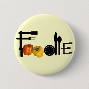 Badge Rond 5 Cm Foie Pour Arrière - plan Léger