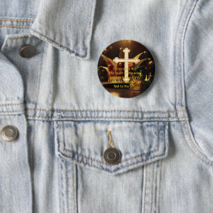 Badge Rond 5 Cm Folie contre sagesse