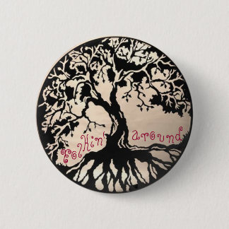 Badge Rond 5 Cm Folkin autour
