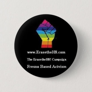 Badge Rond 5 Cm Fonctionnaire EraseTheH8 ! Bouton de campagne (1)