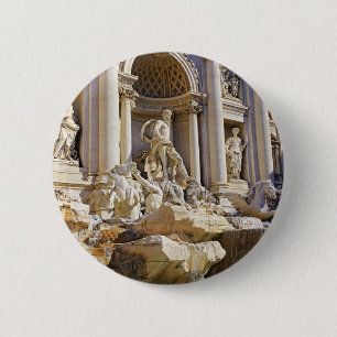 Badge Rond 5 Cm fontaine de Trévi