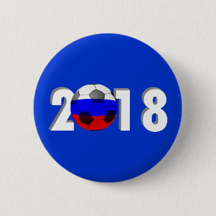 BADGE ROND 5 CM FOOTBALL SOCCER 2018