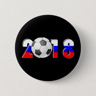 BADGE ROND 5 CM FOOTBALL SOCCER 2018