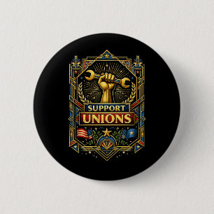 Badge Rond 5 Cm Force dans la solidarité